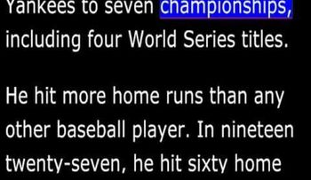 Se cumplen 100 años del primer swing de Babe Ruth