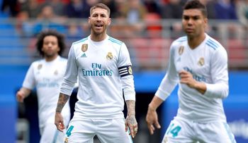 Sergio Ramos tuvo un imprevisto y abandonó el partido del Real Madrid