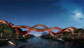 Fotos: Construyen un impresionante puente 'infinito' en China  