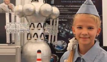 Una niña rusa de 13 años inventa una nave para viajar a otras galaxias 