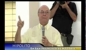 Recorrido de Hipólito Mejía en SF de Macorís (Video)