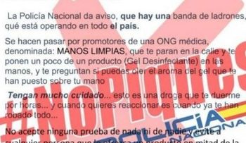 Denuncia ofertan gratis "manitas limpias" para el coronavirus, que son drogas, para asaltar personas