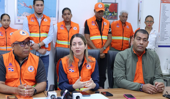 RD usa "Anacaona" para monitorear impacto de Melissa