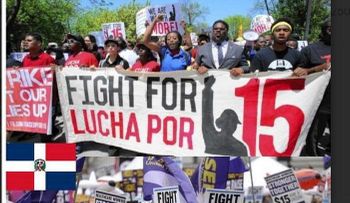 Trabajadores dominicanos NY también luchan por salario de 15 dólares la hora