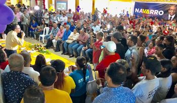 Andrés Navarro presenta propuesta de nación en Montecristi 