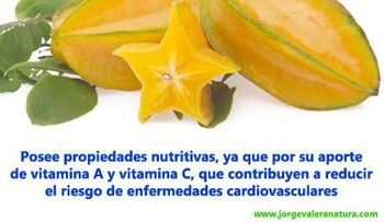 Jugos con carambola y sus propiedades
