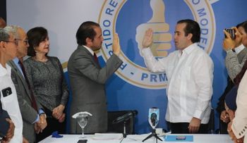Claudio Caamaño se juramenta en el PRM y pide adversarios del PLD que lo imiten