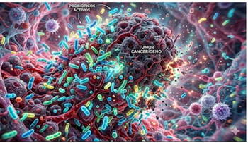 Probióticos modificados mejoran vida en cáncer