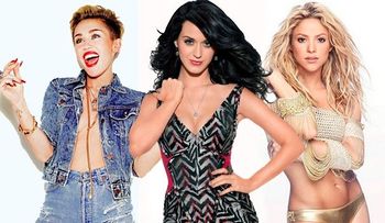 Katy Perry, Shakira y Miley al libro de Récords Guinness.