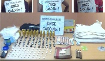 DNCD desmantela puntos en el Sur y el Este, apresa 10 y ocupa cientos porciones drogas