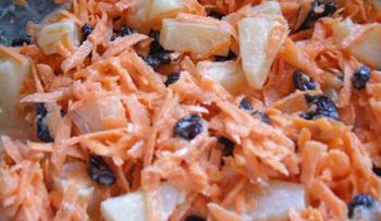  Ensalada navideña de zanahoria 