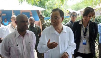 Ban Ki-moon reafirma su compromiso para acabar con epidemia cólera en Haití