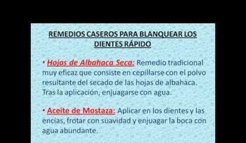 Consejos para blanquear los dientes en casa