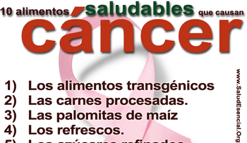 ADVERTENCIA de alimentos que están causando cáncer en el MUNDO