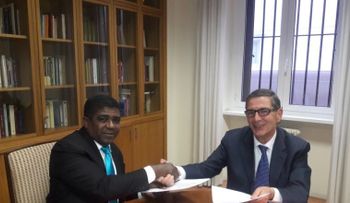 CONDEX firma convenio de Turismo Solidario con SEI-UGL, Roma