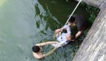 Un hombre se tiró al río porque su novia era muy fea