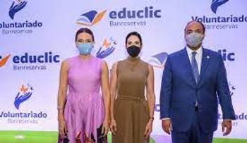 Voluntariado Banreservas presenta Educlic, una plataforma digital educativa