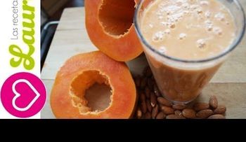Para limpiar el colon y perder peso batido de lechosa y nopalb (tuna)