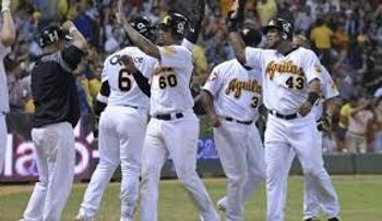 Aguilas vencen 2-1 a Licey en Santiago, LE a los Gigantes, y Los Toros 7-3 a las EO