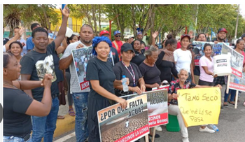 Pedro Brand reclama servicios básicos