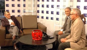 Ultima entrevista de Franklin Franco fue a los periodistas Manuel Jiménez y Felipe Ciprián. 