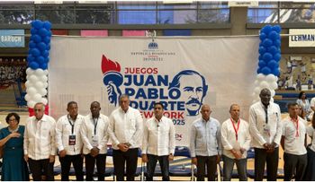 Ministro Kelvin Cruz deja iniciados Juegos Juan Pablo Duarte, en NY