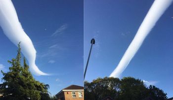 Las extrañas nubes que atemorizaron a un pequeño poblado medieval