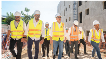 Bisonó supervisa construcción de Ciudad Judicial de SDO