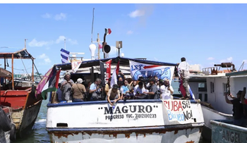 Convoy Nuestra América zarpa de México hacia Cuba