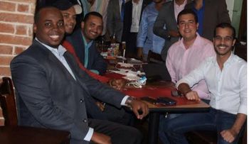 Jóvenes dirigentes del PLD confiados en sus líderes