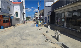 Desarrollo Provincial supervisa adoquinado de calle Del Sol