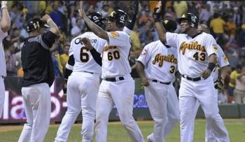Aguilas 7 Escogido 1; Licey 9 Gigantes 1; Toros 7 Estrella 4: Tabla de posiciones