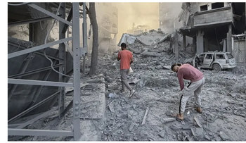 Artillería israelí bombardea sur de Gaza pese a alto el fuego