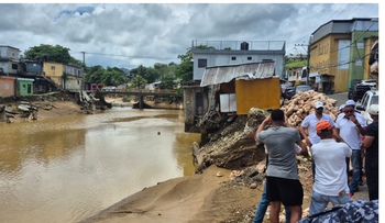 Gobierno interviene Espaillat tras daños por lluvias