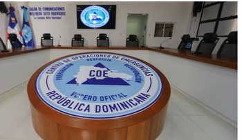 COE mantiene 4 provincias en alerta roja