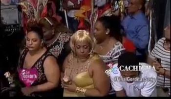 Ganadora en â??La Gordita Más Sexyâ? deja a Robertico con el premio en la mano