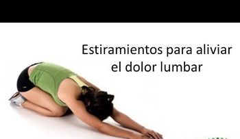 5 Estiramientos para aliviar el dolor lumbar 