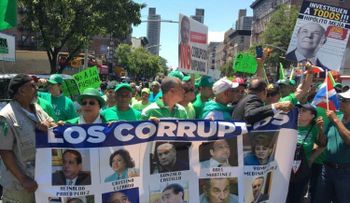 Foto de Hipólito en Marcha Verde provoca discordia en PRM de Nueva York