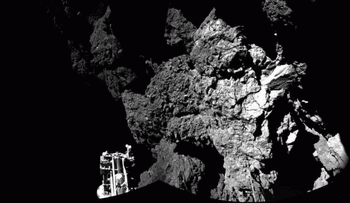 La ESA publica la primera foto desde el cometa 