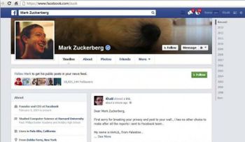 Hackean la cuenta del fundador de Facebook