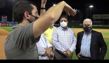 Gobierno instala moderno sistema de iluminación en el Estadio Quisqueya Juan Marichal, para Serie del Caribe 2022