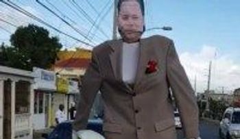 "Franklin Mirabal" asistió a la caravana de las Aguilas 