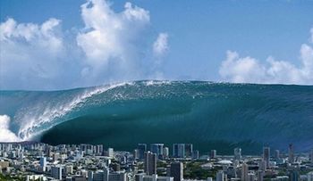 Alerta roja: Japón y China esperan olas de 9 metros de altura