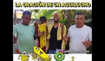 La oración para que Dios libre a las Aguilas de los palos del Licey
