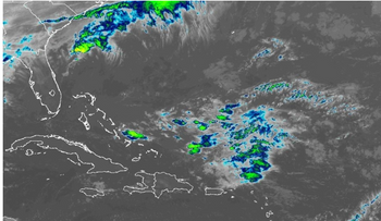 Vaguada provocará fuertes aguaceros este lunes