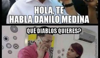 Hacen parodia con la llamada del presidente Medina
