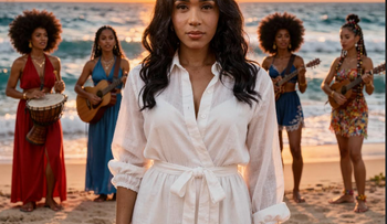 Steffany Constanza presenta video con identidad patriótica