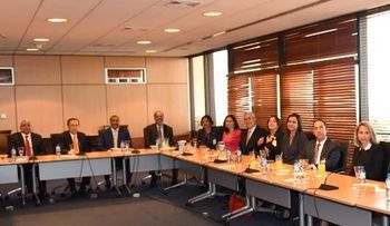 Gobernador del BCRD recibe visita de nueva directiva de ABANCORD