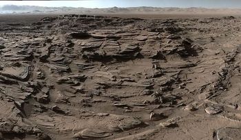 Impresionante panorámica de Marte