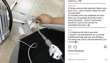 Juliana no aguanta la enfermedad: Extraño mi pelo... Extraño cantar... Extraño mi vida